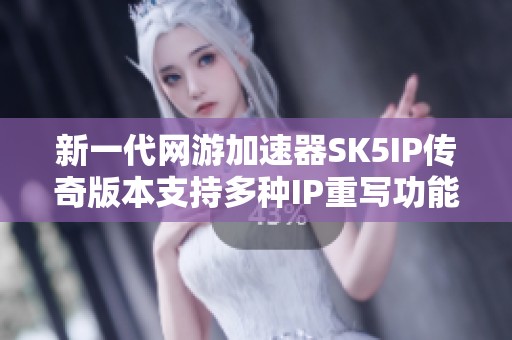 新一代网游加速器SK5IP传奇版本支持多种IP重写功能