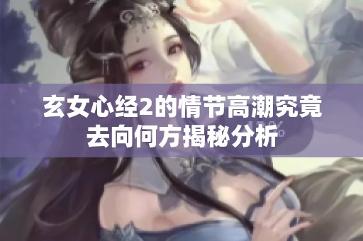 玄女心经2的情节高潮究竟去向何方揭秘分析