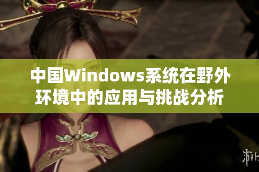 中国Windows系统在野外环境中的应用与挑战分析