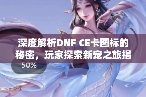 深度解析DNF CE卡图标的秘密，玩家探索新宠之旅揭秘